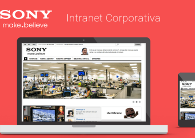 Intranet Sony Corporation Latinoamerica – Website