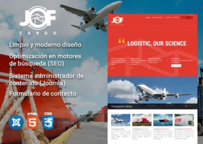 JOF Cargo – Propuesta Website