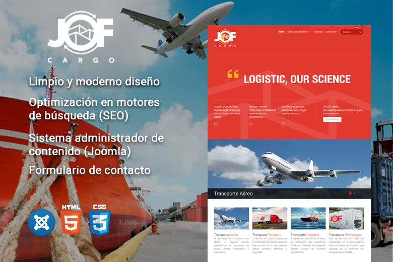 JOF Cargo – Propuesta Website