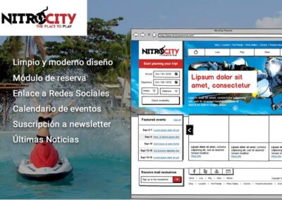 Nitro City – Propuesta Mockup Website